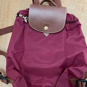 Longchamp small backpack.